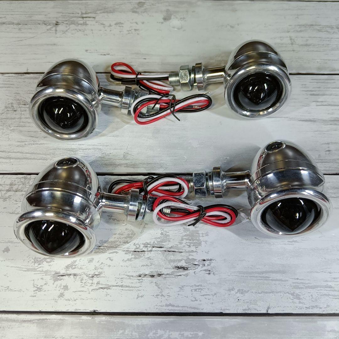 送料無料！アルミ製ビンテージウインカー　ビンテージ　レトロ 管番052112