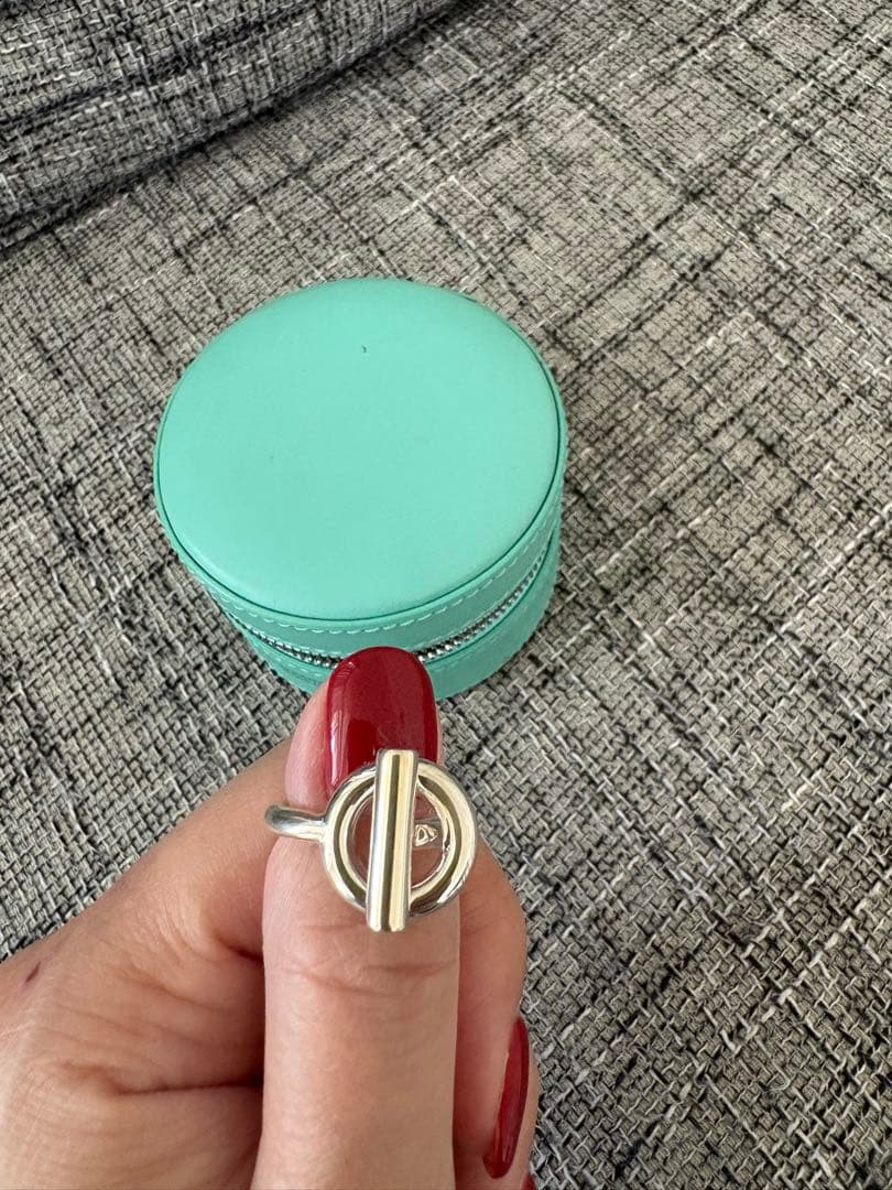 エルメス　エシャペ リング　シルバー　50