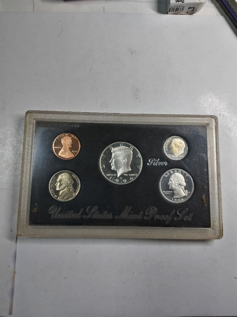 hab017 1994S. アメリカ ミントプルーフセット 銀貨3点