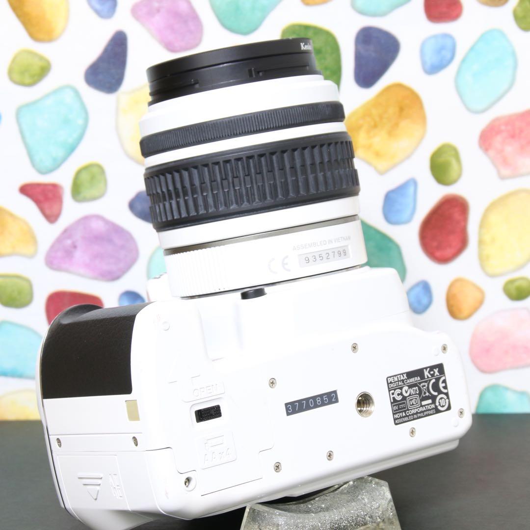 ♥︎◇PENTAX k-x ◇ショット数極少 ◇スマホ転送 ◇ホワイト