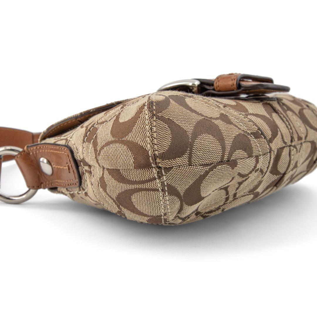 A027【COACH／コーチ】ソーホー　ハンドバッグ　ワンショルダー　シグネチャ