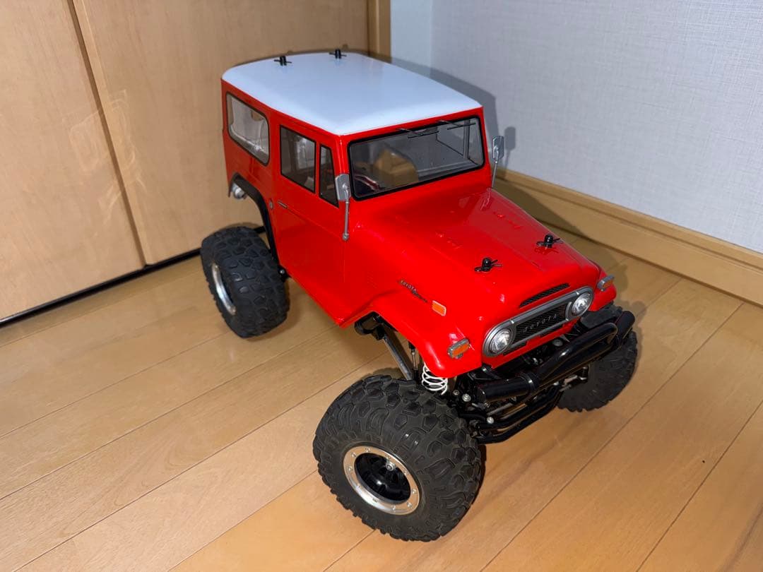 トヨタ ランドクルーザー40 RCカー CR-01 美品　プロポ付　動作確認済