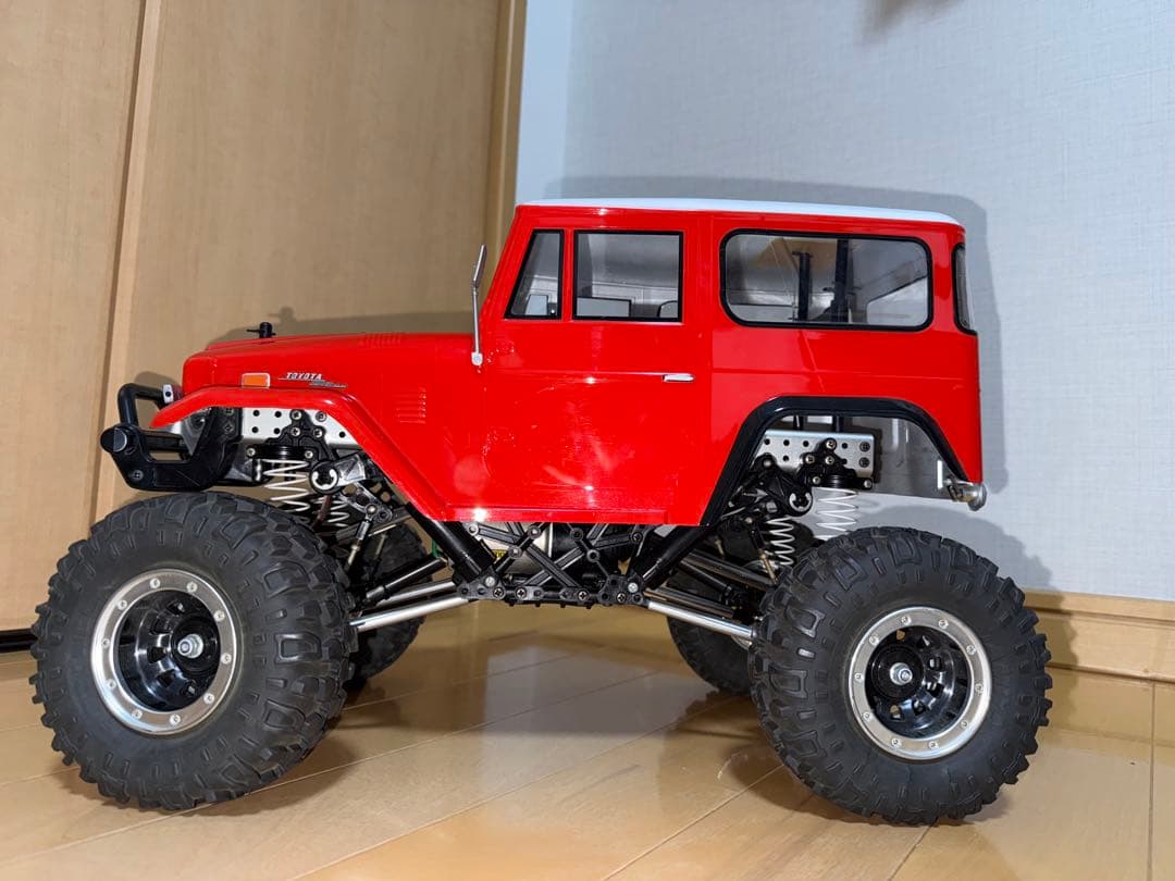トヨタ ランドクルーザー40 RCカー CR-01 美品　プロポ付　動作確認済