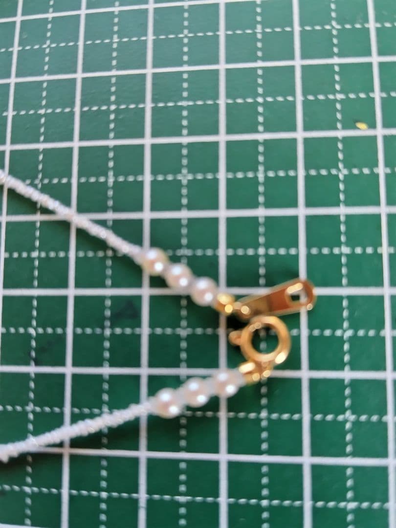 アコヤ真珠、あこや真珠ベビーパール、あこや砂芥子パールの、オメガ風ネックレス