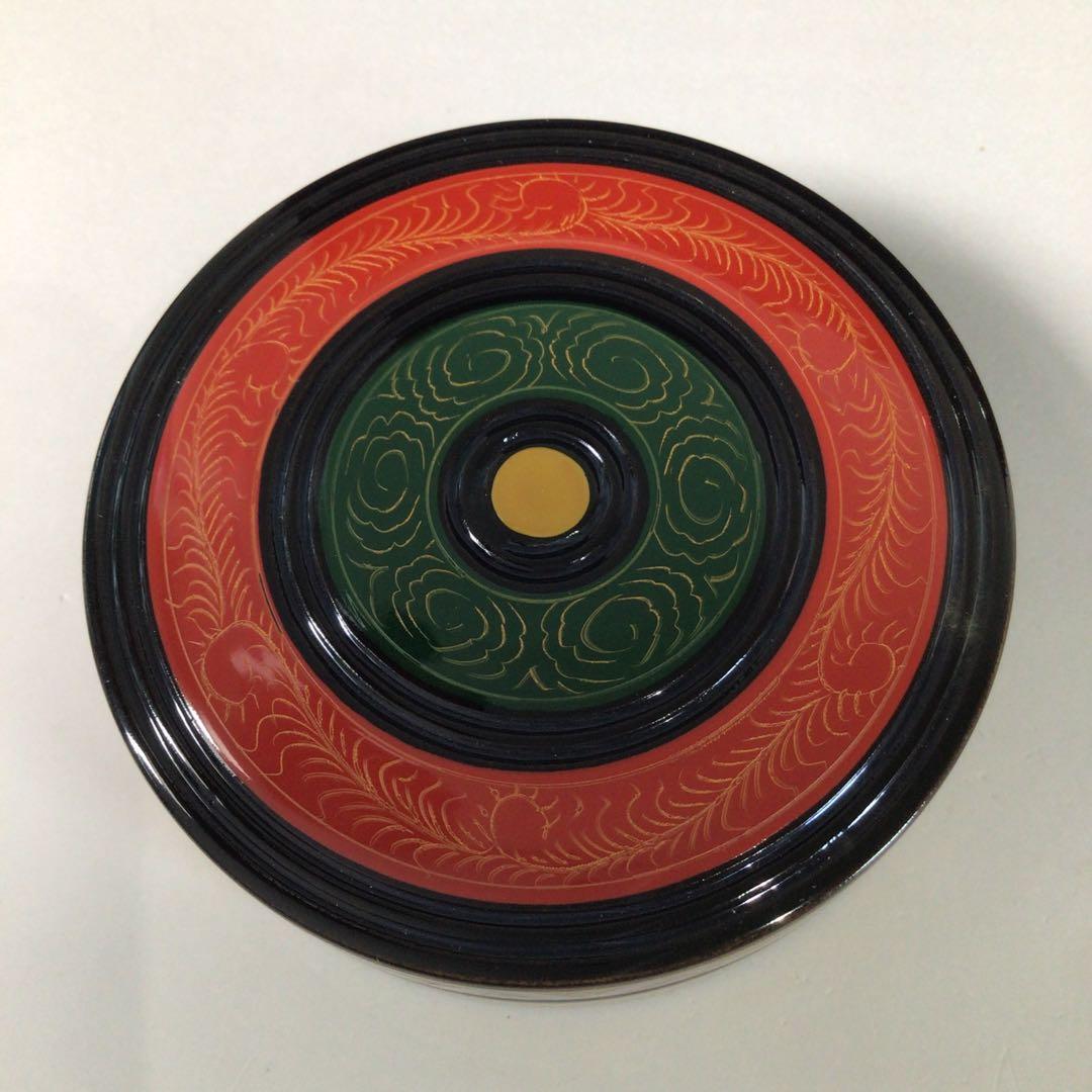 Ｒ８３４　棗　『道場宗廣作』『唐物写』『独楽棗』　共箱　茶道具