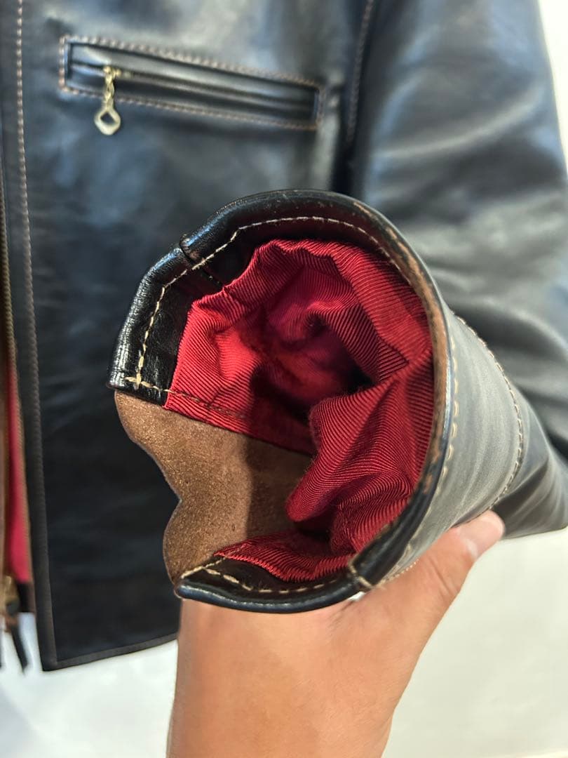 フラットヘッドヘッド　革ジャン