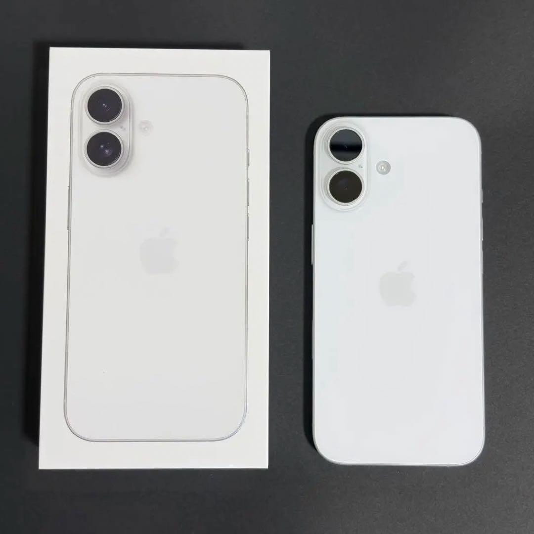 【超美品】 iphone16 ホワイト128GB SIMフリー 【早い者勝ち】