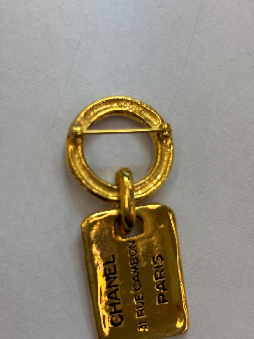 再値下げ！美品☆ビンテージシャネル☆CAMBONタグ ブローチ☆ゴールド