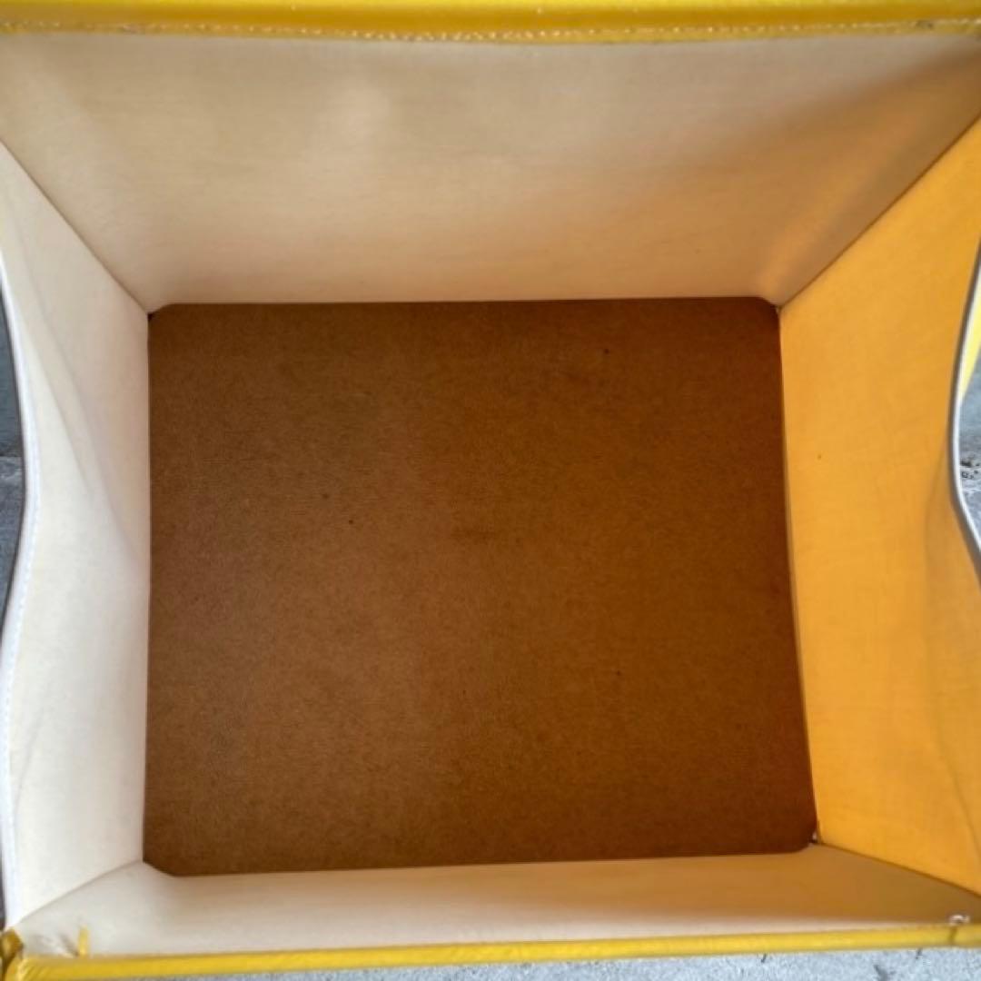 ウッドペッカー ワゴン カート ラック カゴ 収納 黄色 ポップ レア レトロ