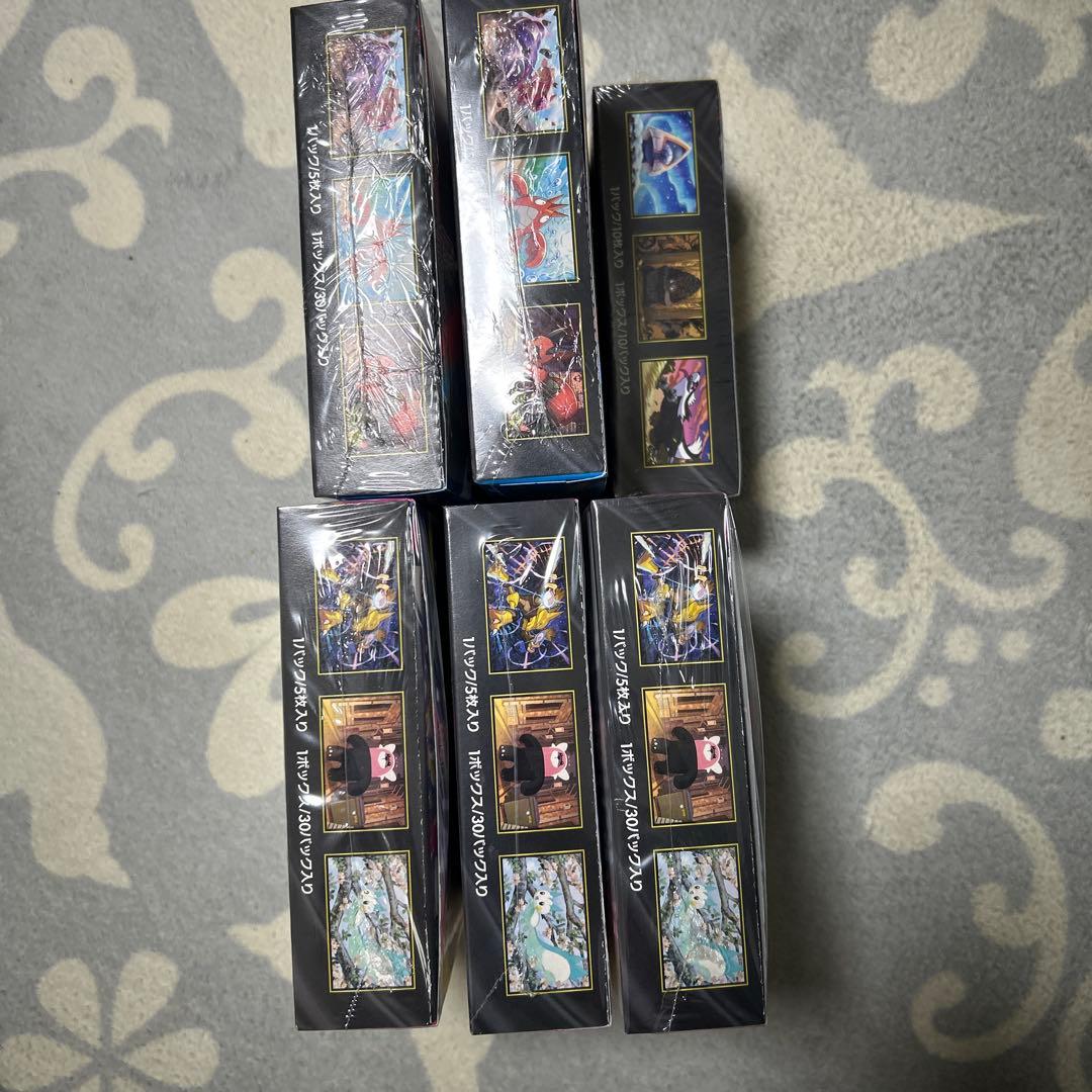 ポケモンカード シュリンク付き6BOX