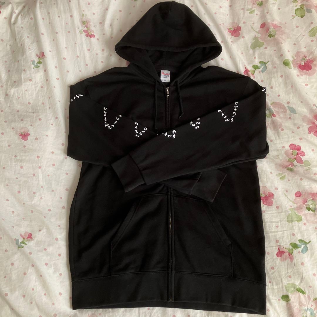 -真天地開闢集団-ジグザグ 参拝装束 ジップアップパーカー