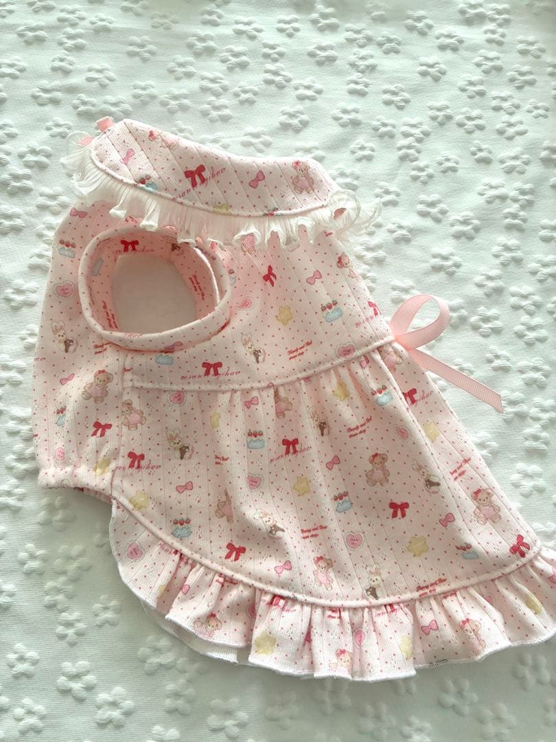 ともママ犬服ハンドメイドワンピース