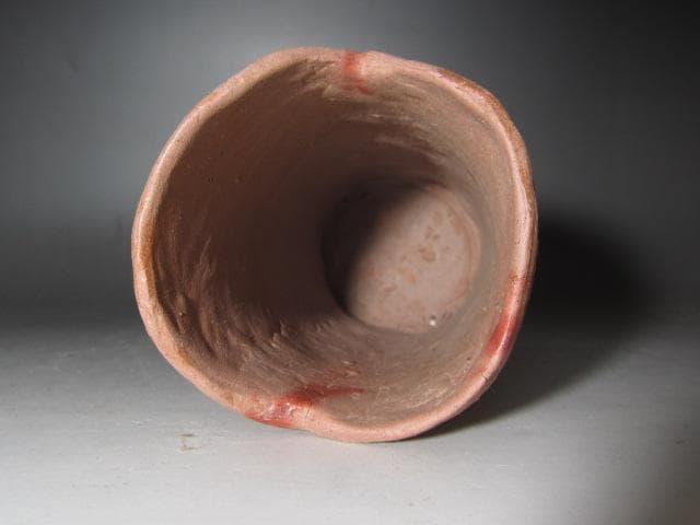 ★　北大路魯山人　備前クシメ花入　味わい深い一品★x326