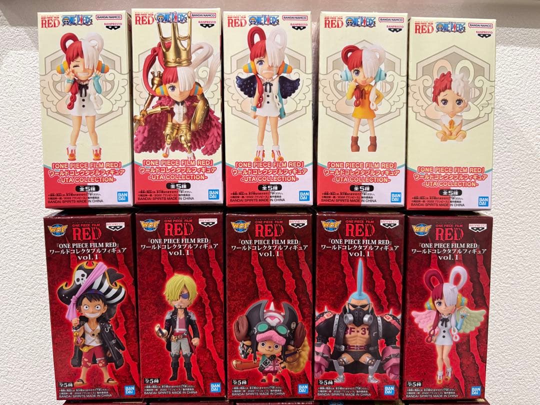 WCF ワンピース　ONEPIECE FILM RED ワーコレ　コンプセット