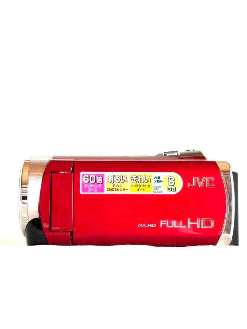 【超美品】JVC Everio GZ-E325-R ビデオカメラ　付属品完備