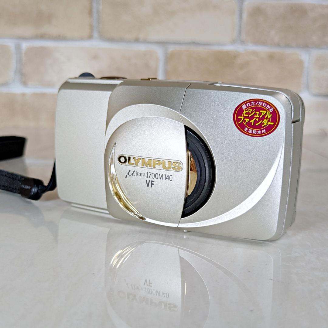 【完動美品】OLYMPUS μ ZOOM 140VF フィルムカメラ 動作確認済