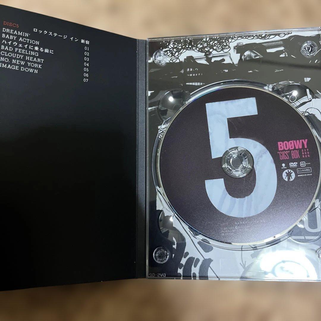 BOØWY GIGS BOX DVD 限定盤, ライブ盤, ボックスコレクション