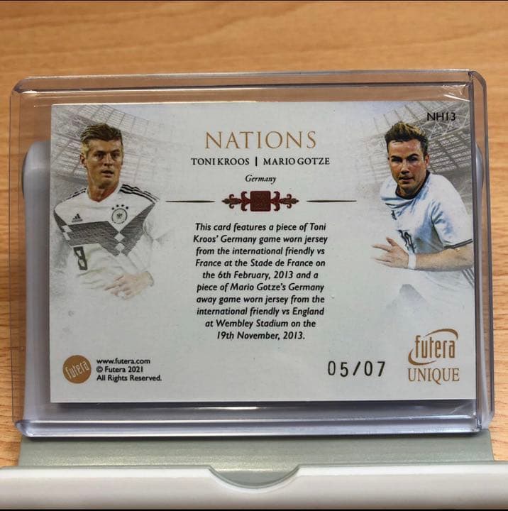 Futera 【Toni Kroos ｜ Mario Gotze】7枚限定