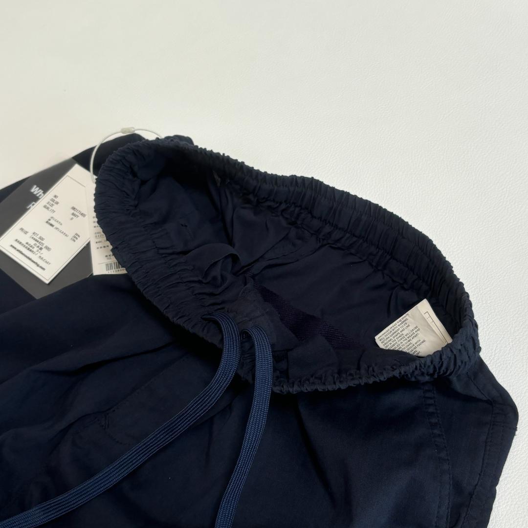 【新品タグ付き】ホワイトマウンテニアリング サルエルテーパードパンツ リネン混