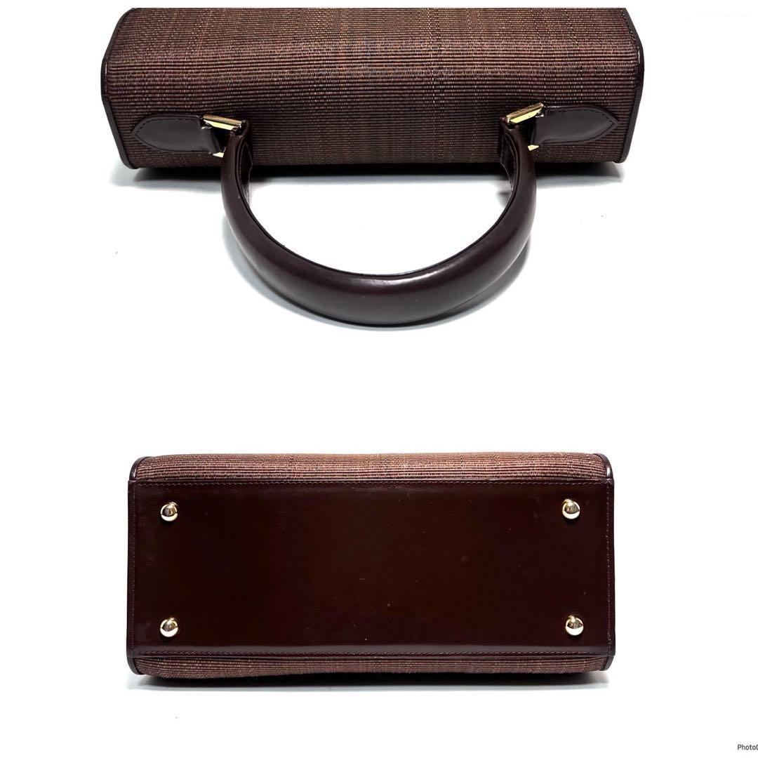 【美品】COMTESSE Germany製 コンテス/ホースヘアー/ハンドバッグ