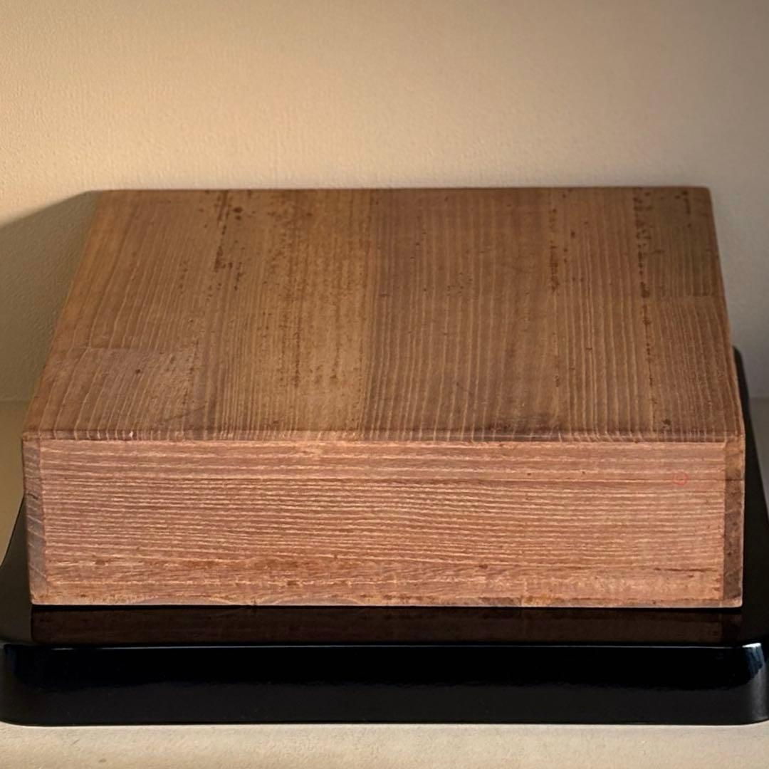 益子焼 島岡達三 象嵌皿 大皿 9寸皿 27.4cm 人間国宝 共箱