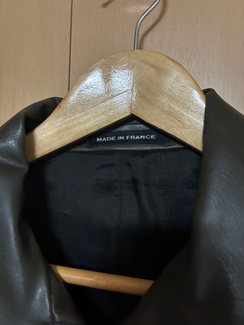 agnes b アニエスベー レザージャケット 90s フランス製 ライダース