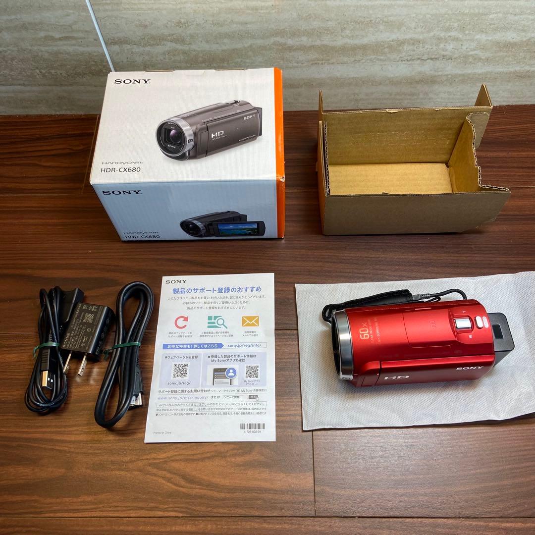 SONY HDR-CX680 ビデオカメラ ほぼ新品 4295