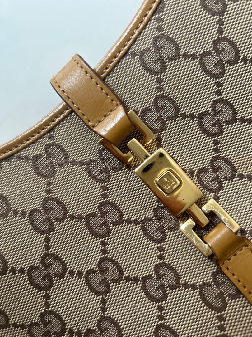 GUCCI GGキャンバス ショルダーバッグ　ジャッキー