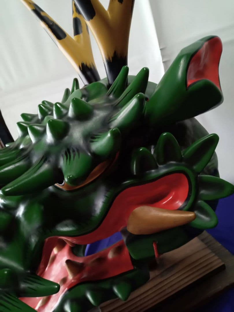 八岐大蛇　神楽面　石見神楽　広島神楽　芸北（北広島）　伝統工芸　蛇頭　干支　龍