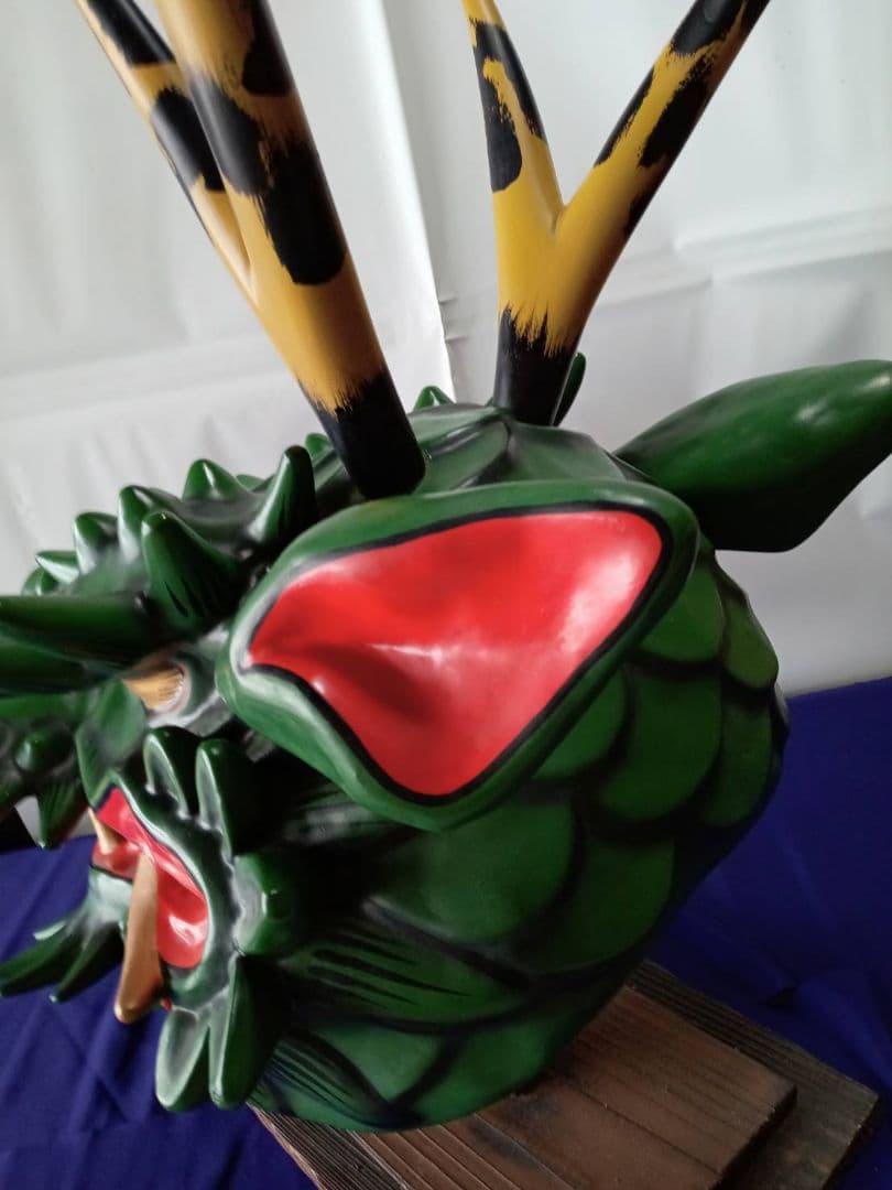 八岐大蛇　神楽面　石見神楽　広島神楽　芸北（北広島）　伝統工芸　蛇頭　干支　龍