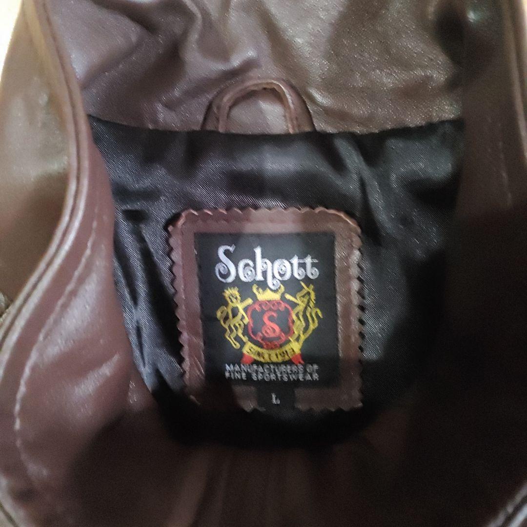 Schott ラムレザー