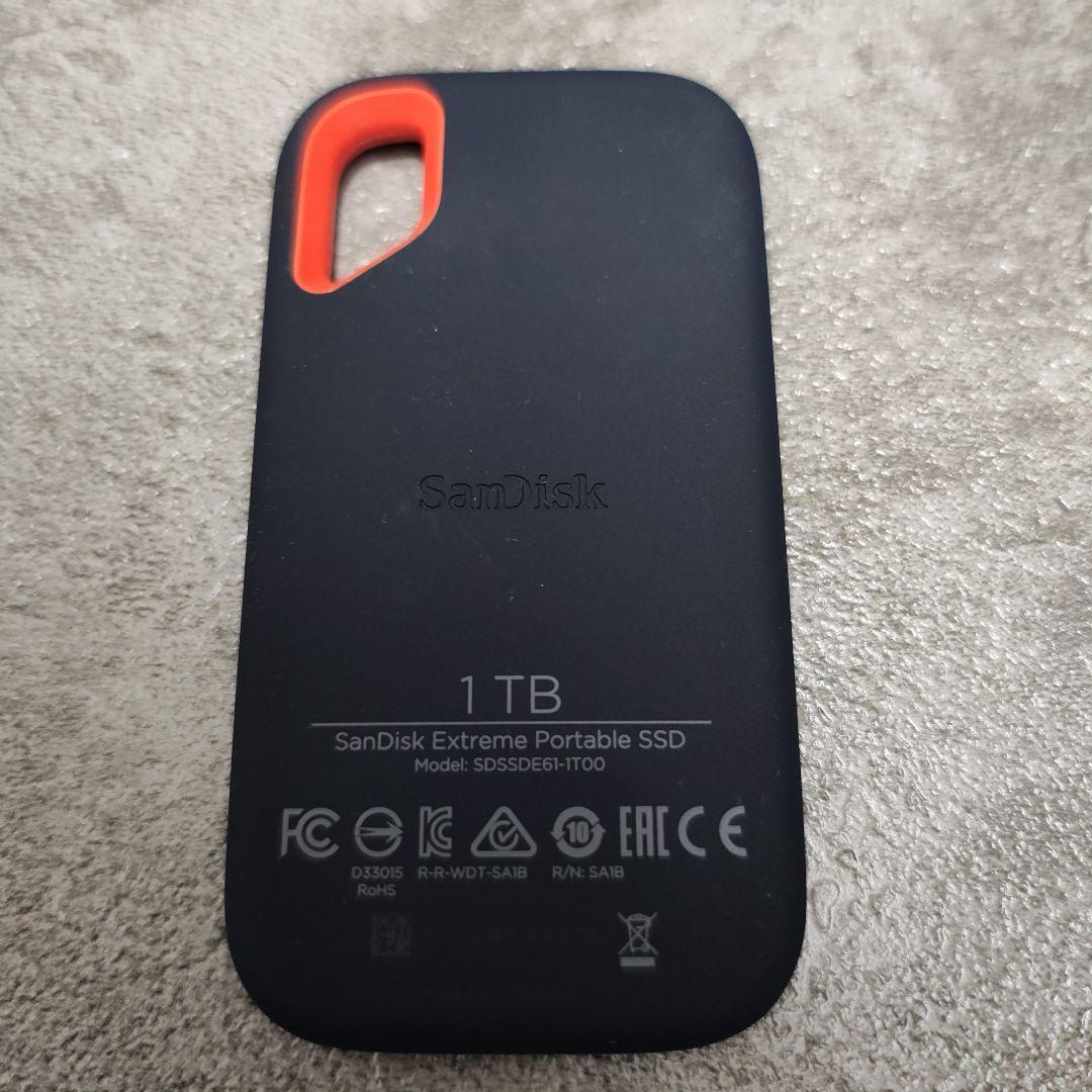 外付けハードディスク・ドライブ SanDisk Extreme Portable SSD 1TB