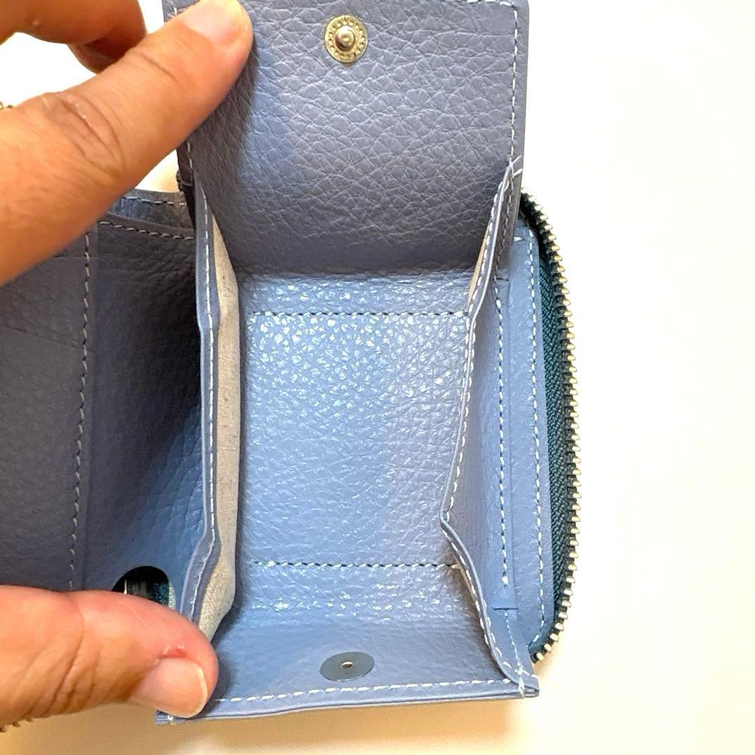 Ense（アンサ）　レディース　コンパクト財布　ブルー