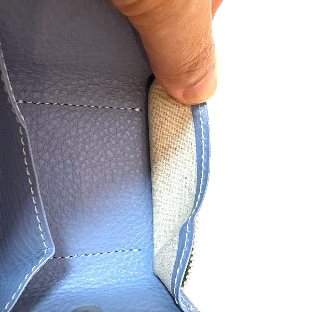 Ense（アンサ）　レディース　コンパクト財布　ブルー