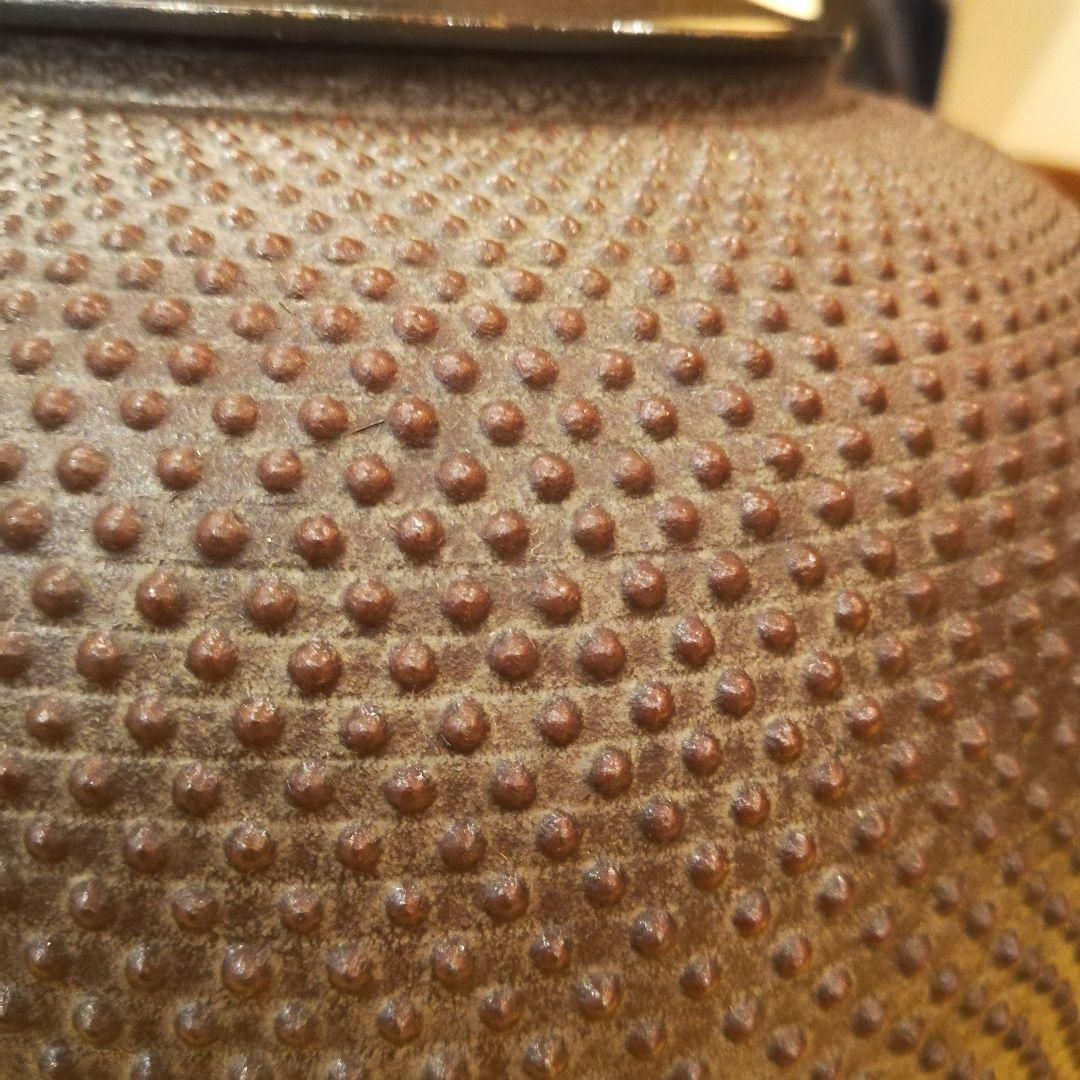 i□ 高橋敬典 丸アラレ釜 茶釜 湯釜 人間国宝 木箱入り