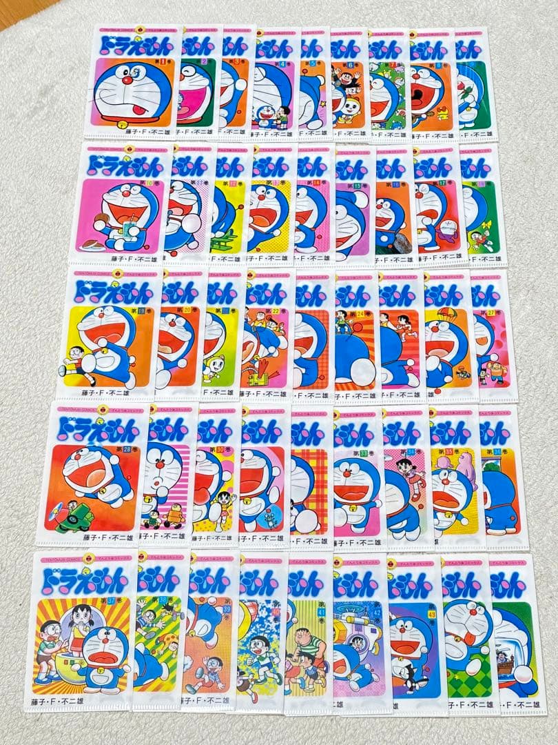 ドラえもん てんとう虫コミックスそっくりミニクリアファイル 全45種セット
