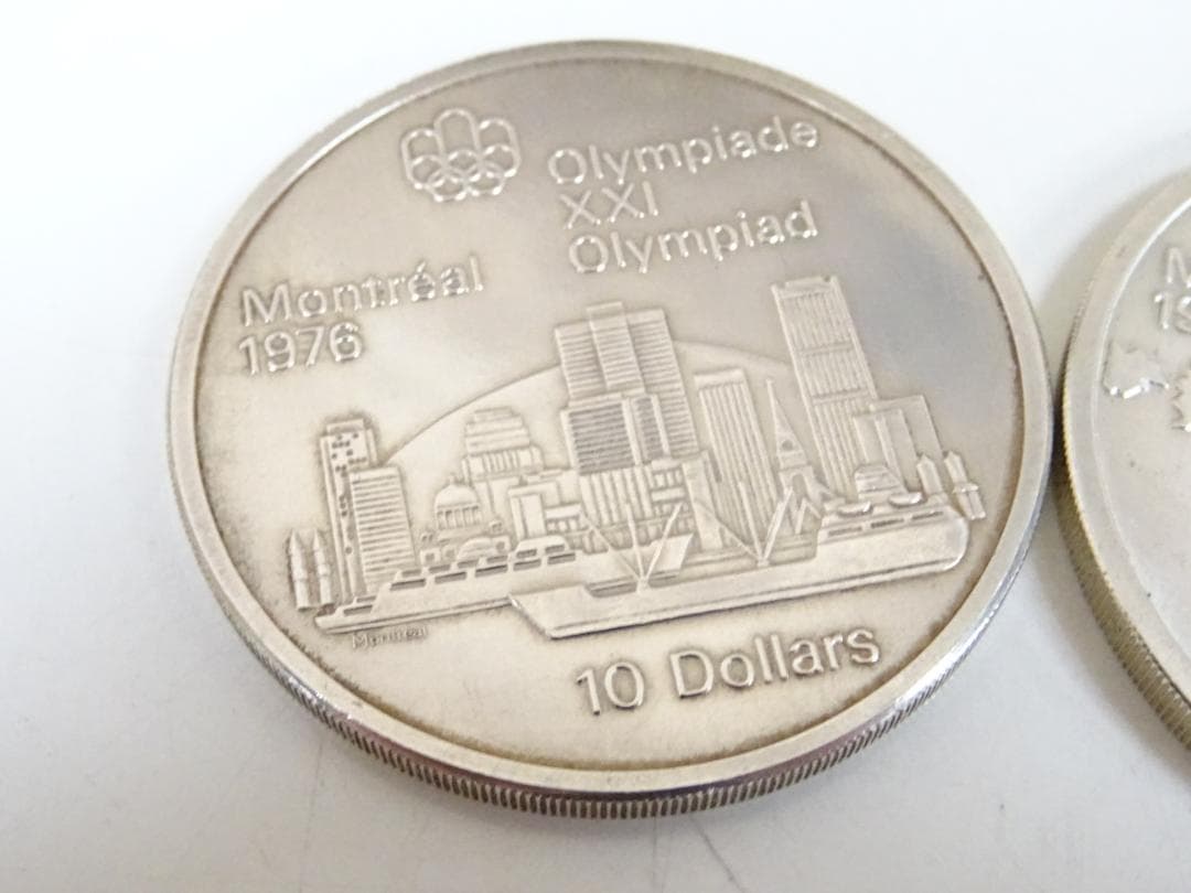 あ*3様 鹿031 カナダ モントリオールオリンピック 1976年 10ドル 銀