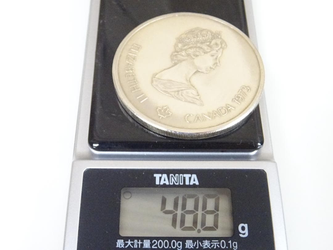 あ*3様 鹿031 カナダ モントリオールオリンピック 1976年 10ドル 銀
