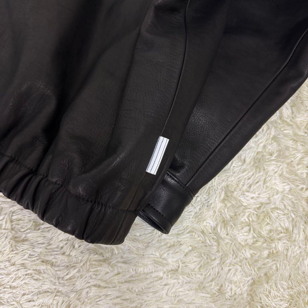 S.F.C LEATHER BIG JACKETブラックLサイズ