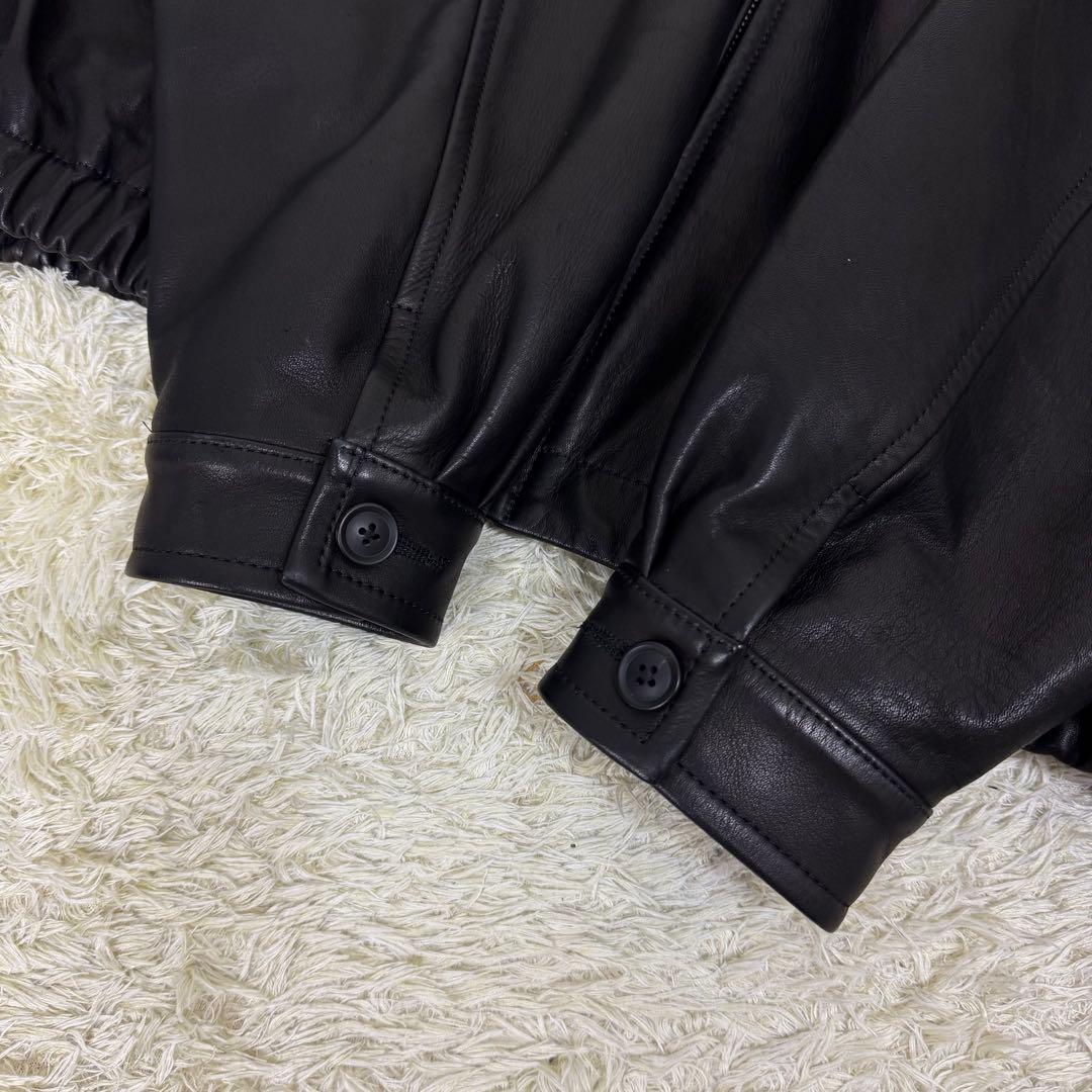 S.F.C LEATHER BIG JACKETブラックLサイズ