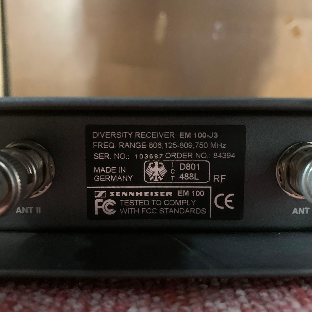 K764 SENNHEISER ワイヤレスマイク&レシーバー EM100