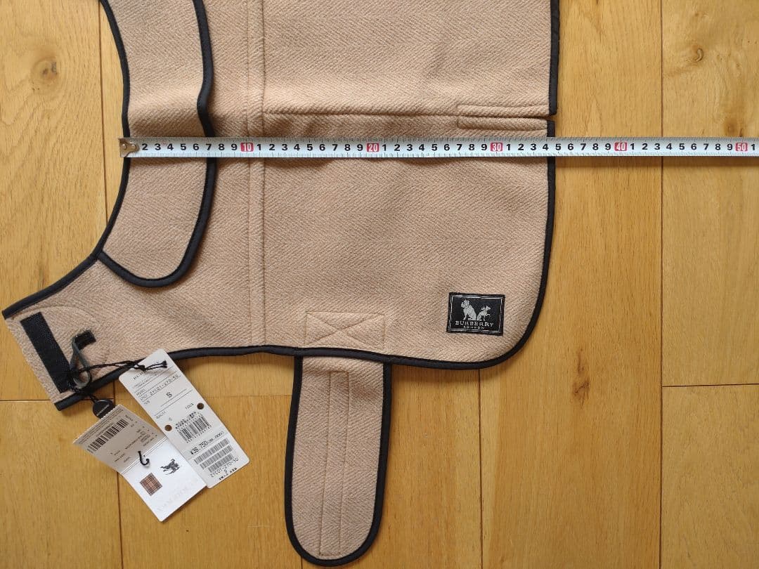 新品未使用/BURBERRY .LONDON わんこコートタイプ洋服 Sサイズ