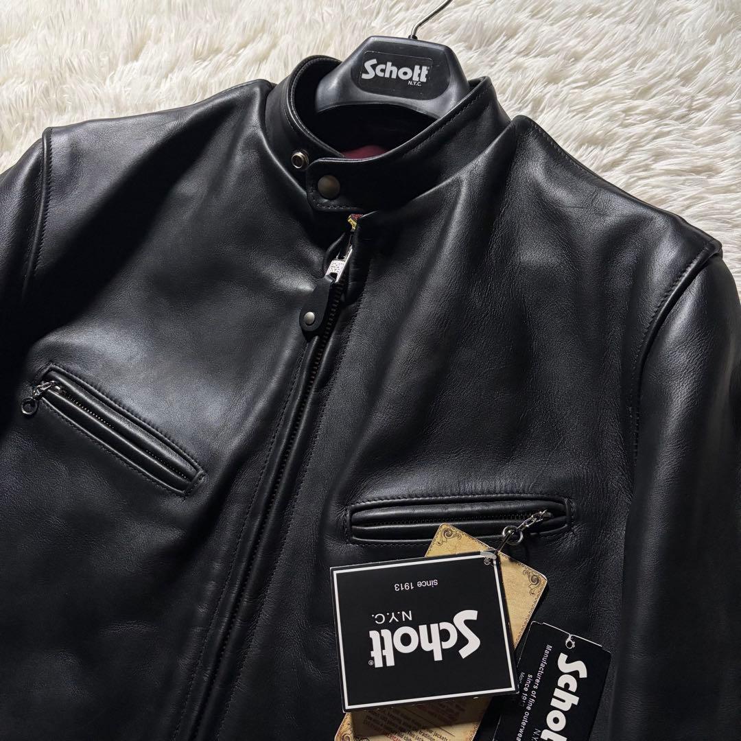 【2点おまとめ】schott ライダースジャケット　641xx #7009 44