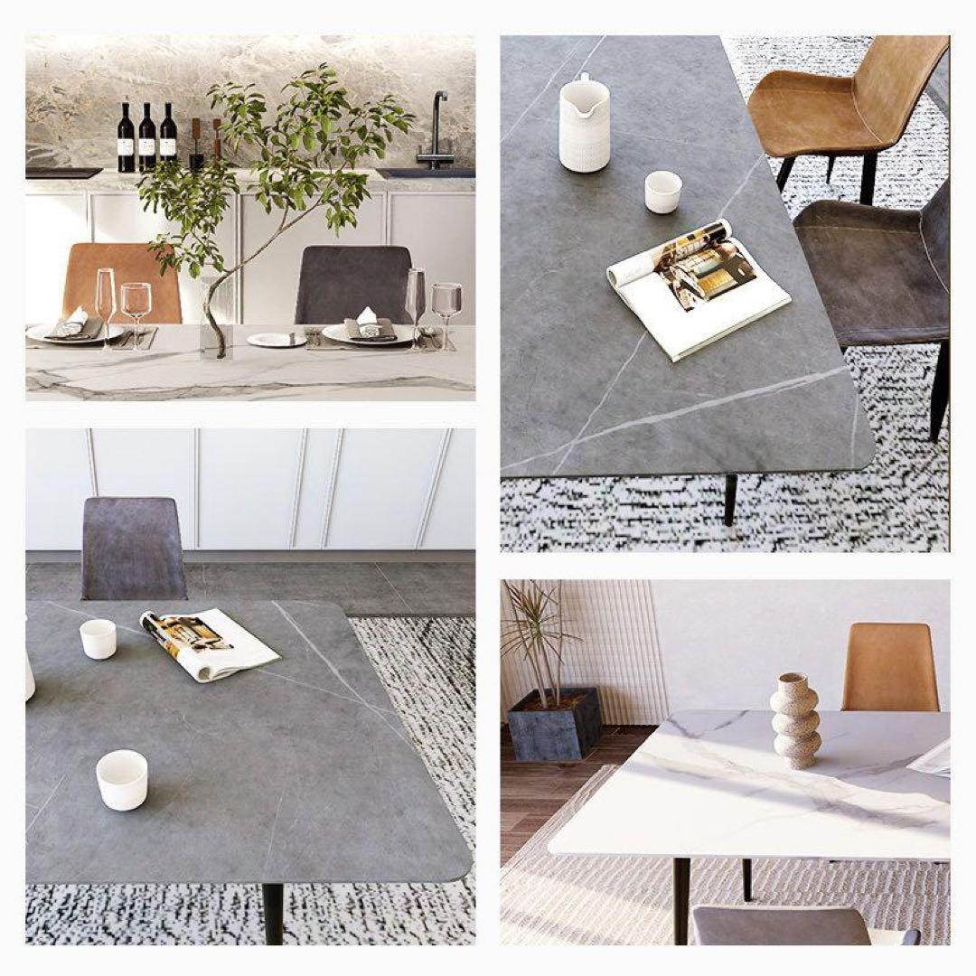 こんちゃん　セラミックダイニング　ホワイト　180