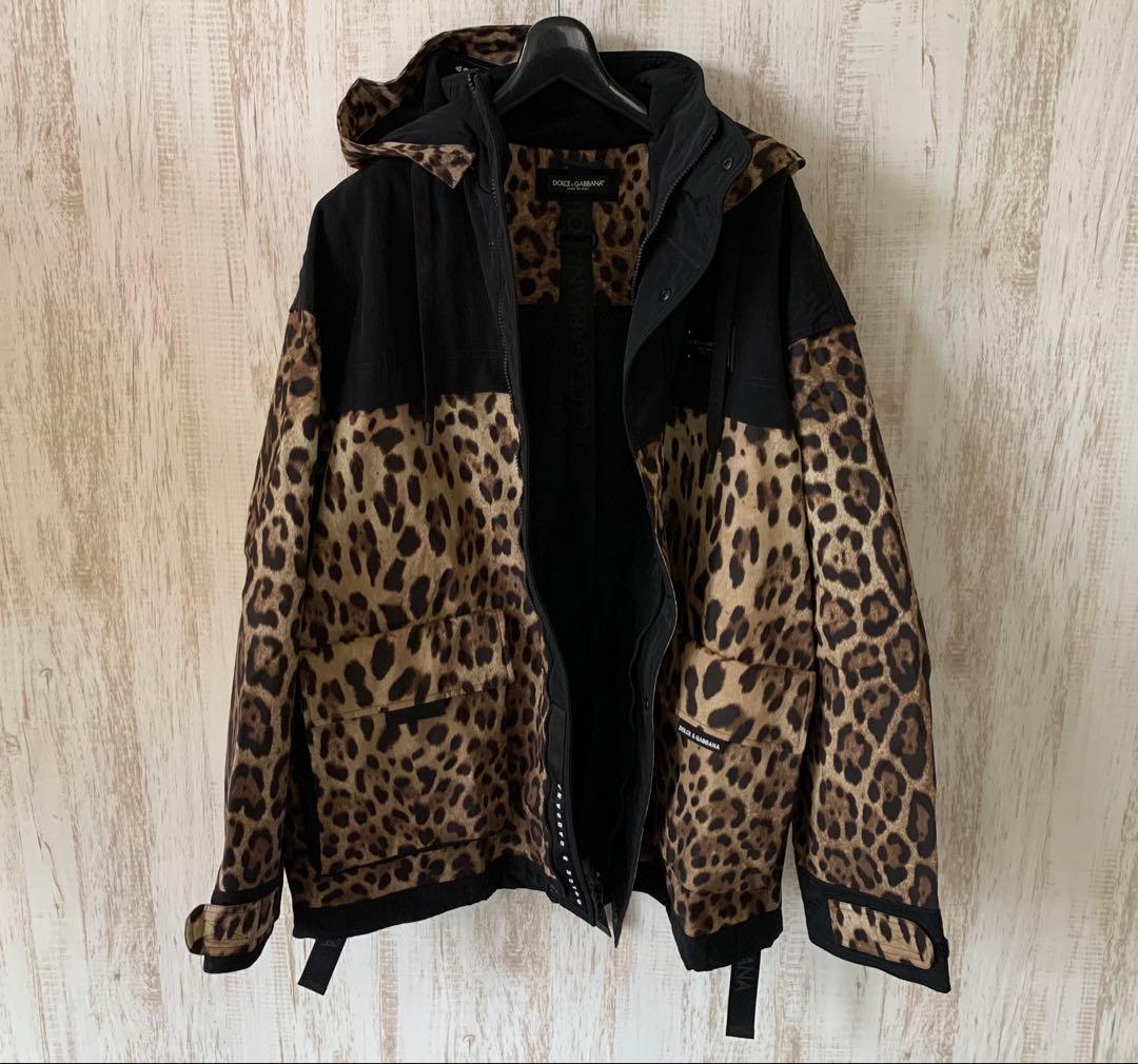 ドルチェ&ガッバーナ レオパード ブルゾン ボンバー ジャケット