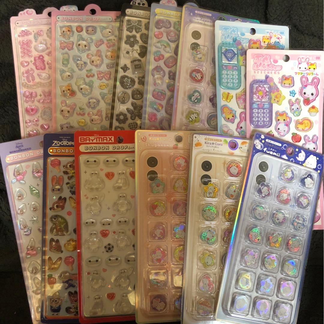 ボンボンドロップシール 平成はっぴーフォン セット まとめ売り ディズニー