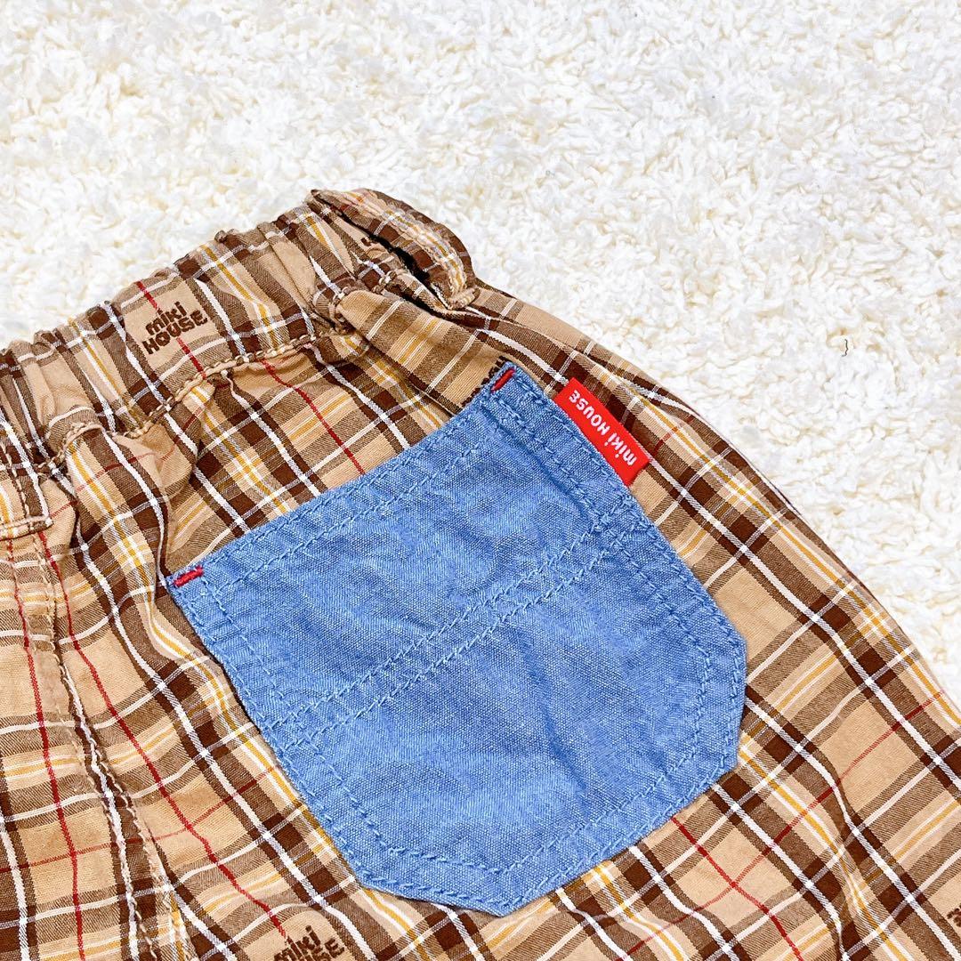 mikiHOUSE ミキハウス 半袖Tシャツ ６分丈パンツ 90 日本製