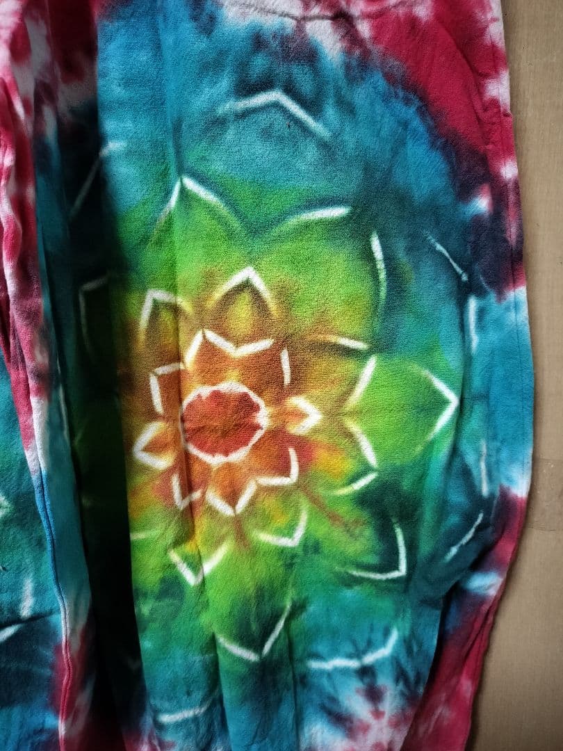 エスニック　タイダイ染め　アラジンパンツ　天然コットン　注文商品　タイ製