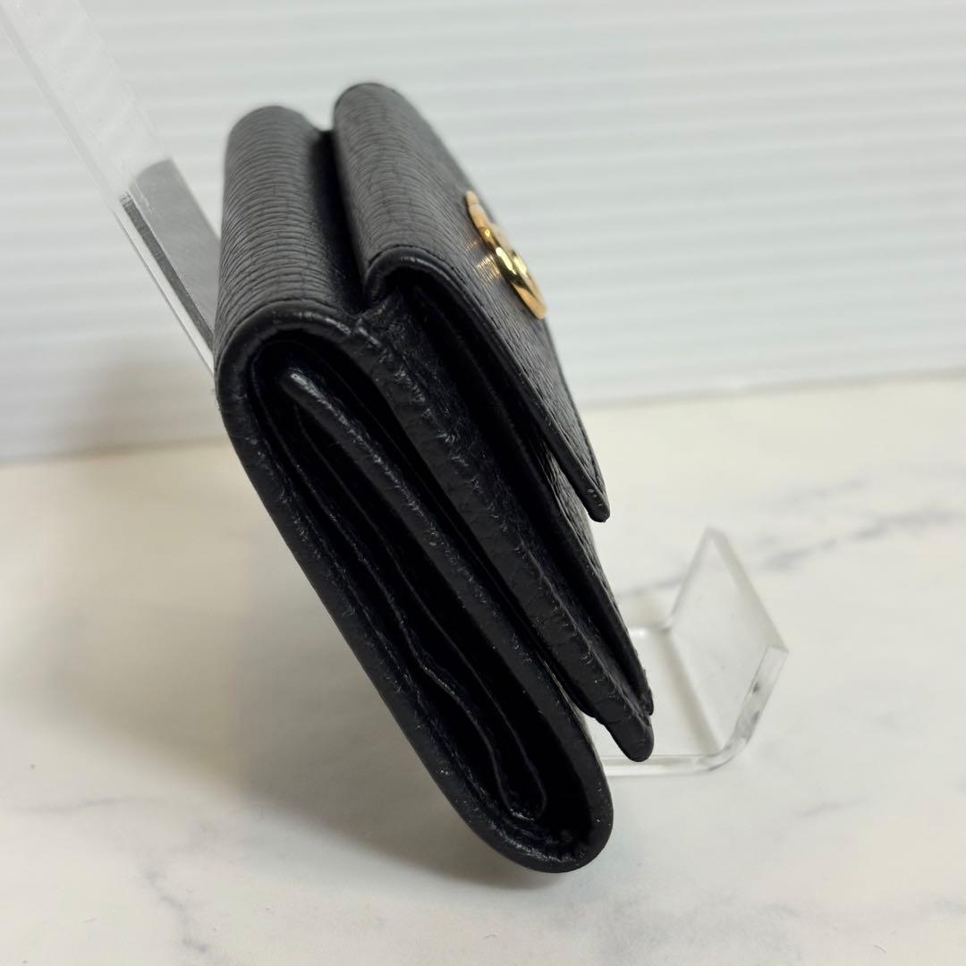 極美品 グッチ GUCCI 三つ折り財布 GGマーモント523277