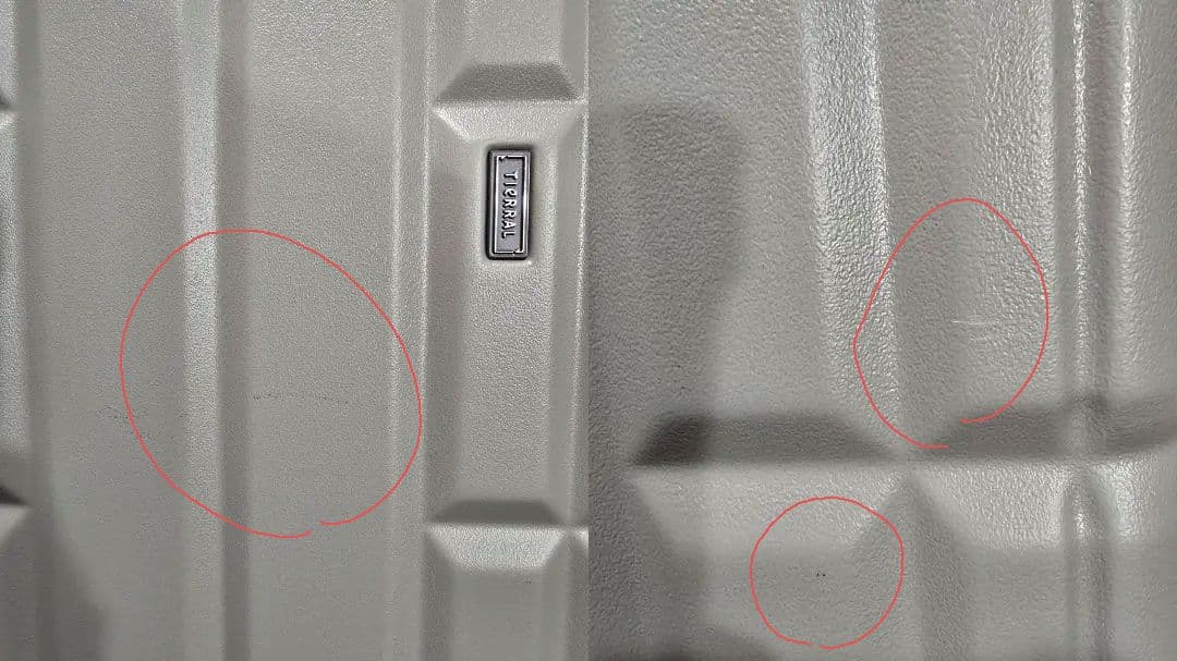 機内持ち込みスーツケースTIERRAL TORERU ティエラル トレル グレー